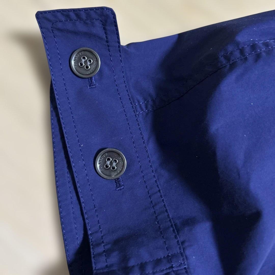 Burberry London Collarless Jacket Navy Polyester Nova Check Size 38 For Women thumbnail 11