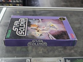 Star Soldier (Nintendo NES, 1988) CIB Complete Game Manual Box Poster Authentic