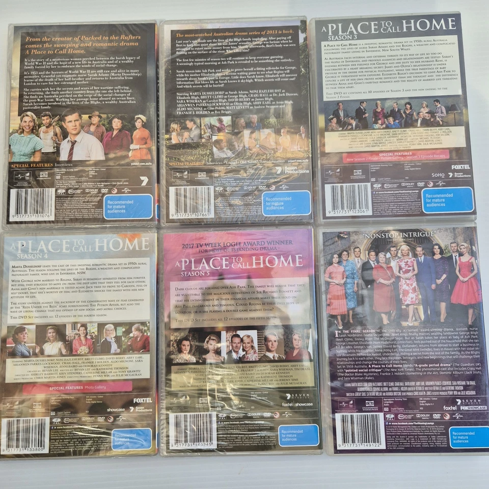 A Place to Call Home Season 1-6 | The Complete Series DVD Boxset Region 2&4 New - Image 3 of 4