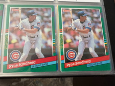 Ryne Sandberg 8 card lot 1991 Donruss #504 #433 #14 #BC-7 Chicago Cubs
