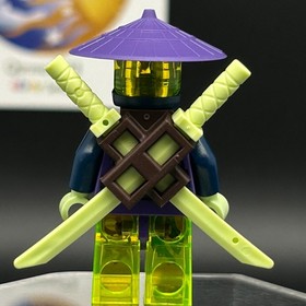 LEGO BRAND Ghost Warrior Cowler njo156 NINJAGO MINIFIGURE with weapons 70736