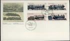 CANADA 1985 CANADIAN LOCOMOTIVES #1071-74 FIRST DAY COVER !! L194
