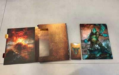Warhammer Helsmith Of Hashut Battletome + App Code+ Cards Eng. Limited Edition!!