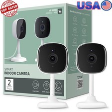 1080P Smart Security Camera Wi-Fi Two-Way Audio Night Vision Motion Alerts New