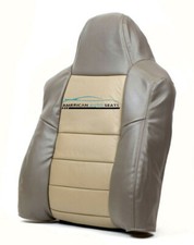 Driver Lean Back Leatherseat Cover Tan 3-4 Compatible With Ford Excursion Lifted