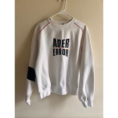 ADER error Arrow Form Logo Sweatshirt White S
