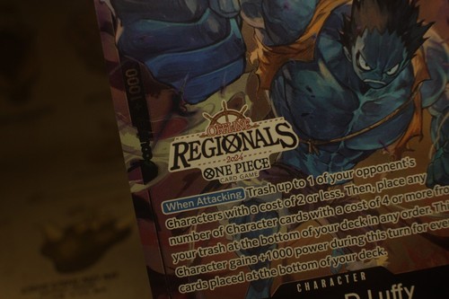 One Piece TCG Monkey D. Luffy Offline Regional P-091 (ZOMBIE LUFFY) ENG NM - Picture 7 of 8