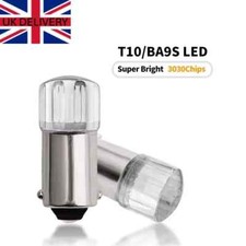 Ba9s 233 Led White Side Light Xenon Car T4W Interior Bayonet Cap 6000k Bulbs 12v