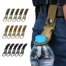 5pcs Nylon Webbing Buckle Hook Water Bottle Holder Clip Outdoor Carrier Tools