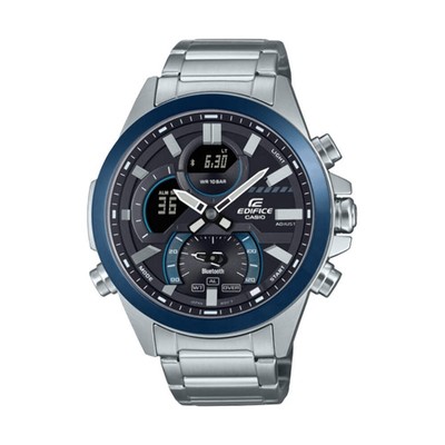 Casio Edifice ECB-30DB-1AEF Men's Bluetooth Chronograph Watch with Stainless Ste