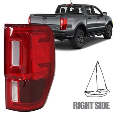 Fits Ford Ranger 2019-2023 Driver Side LED Tail Light w/Blind Spot Option LEFT