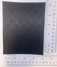   5 PIERCED HEARTS cardstock paper die cut embellishments ... "