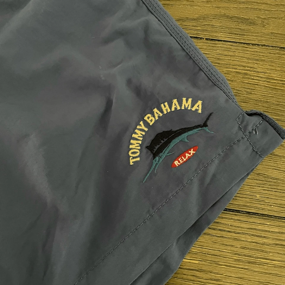 Tommy Bahama Relax Hombre Cordón Board Shorts Talla Grande Azul Marino 4” Entrepierna Foto 2 de 4