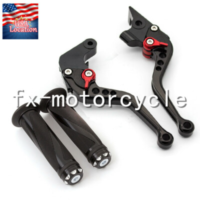 For Magna V65 VF1100 1983-1984 CNC Brake Clutch Levers Grips Aluminum Handle