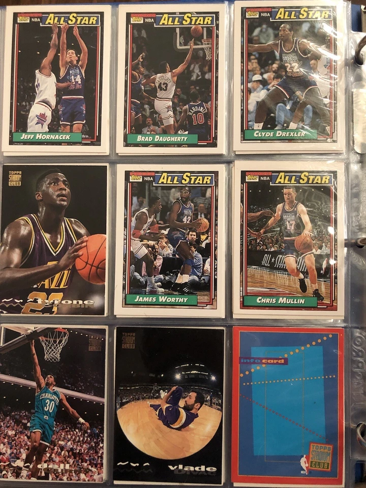 Gran Lote 600+ Colección de Tarjetas de Baloncesto NBA Años 90, Sin Duplicados Foto 4 de 4