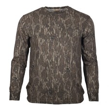 Gamehide Men's Woodsman Long Sleeve Cotton Camo Hunting Tee Shirt