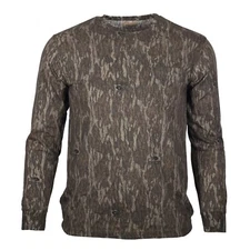 Gamehide Men's Woodsman Long Sleeve Cotton Camo Hunting Tee Shirt