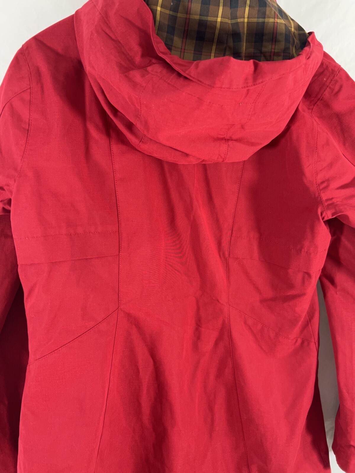 PENDLETON Red Softshell Women Rain Jacket with Ho… - image 6