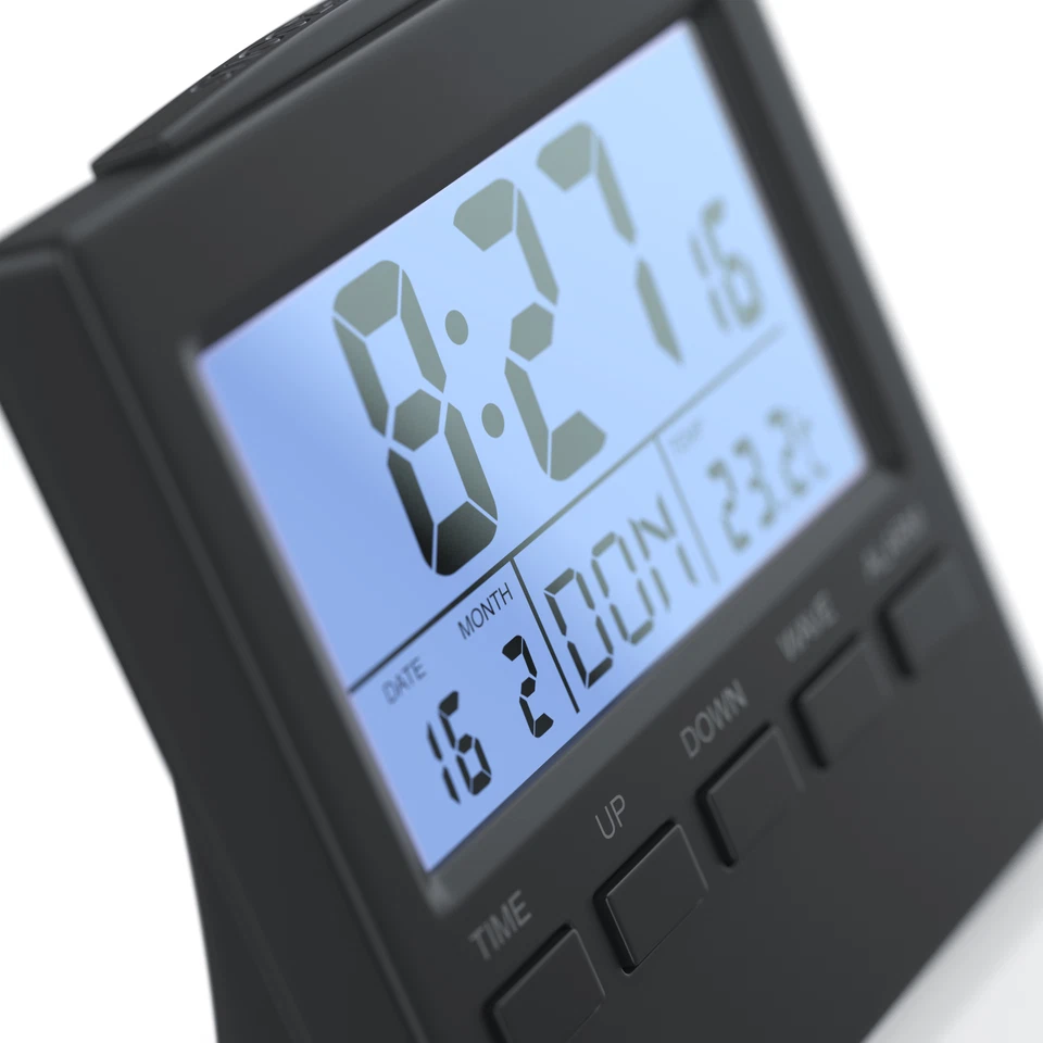 Bearware Digital Funkwecker / digitaler Wecker / Reisewecker / DCF Signal / NEU - Bild 4 von 4