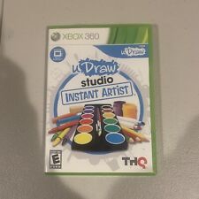 uDraw Studio Instant Artist Xbox 360 - Complete CIB Tested & Working