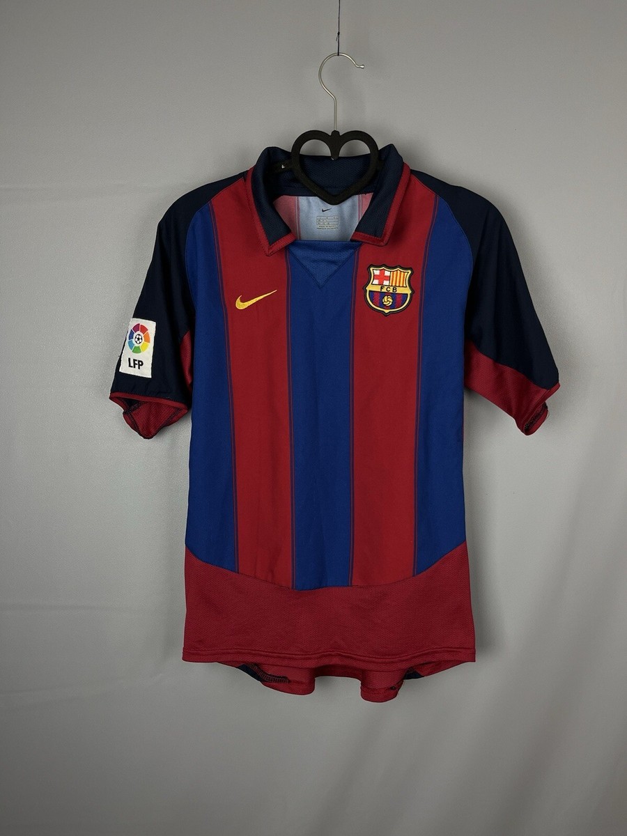 FC Barcelona 2003 ユニフォーム Barcelona FC Nike 2003/04 Home Vintage Football Shirt Soccer