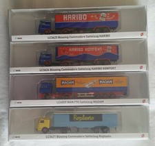 Lemke Minis 1:160 Sattelzug MAN Büssing Maoam, Haribo, Roplasto