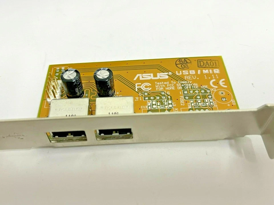 2 PACK NEW ASUS USB MIR 2 USB BRACKET WITH CABLE IN ASUS ANTI-STATIC BAG RM3-B6 - Image 4 of 4