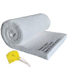 Ceramic Fiber Blanket , 2400F 8 - High Temp Thermal Insulation - 2"x24"x75''
