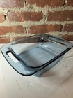 Vintage Pyrex Blue Square 2 Qt 1.9L Baking Pan W/ Handles 8 x 8 Blue