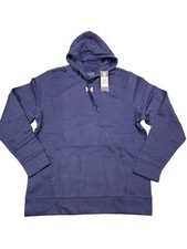Under Armour Men's Hoodie Pullover Sweater Size Large L Navy Blue 1300123