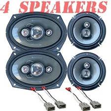 300W Front Door & 500W Rear Deck Car Speaker upgrade for 1998-2007 Honda Accord