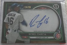 2020 Topps Tribute ROBEL GARCIA #TA-RG Black Autograph 14/99 Chicago Cubs