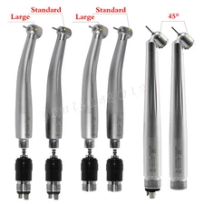SALE 45 Degree/ High Speed Handpiece 4/2 Hole Air Turbine Push Button Yabang