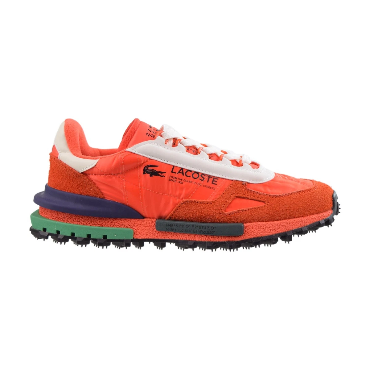 Lacoste Elite Active 223 1 SMA Men's Shoes Orange-Dark Green 746SMA0008-ANK