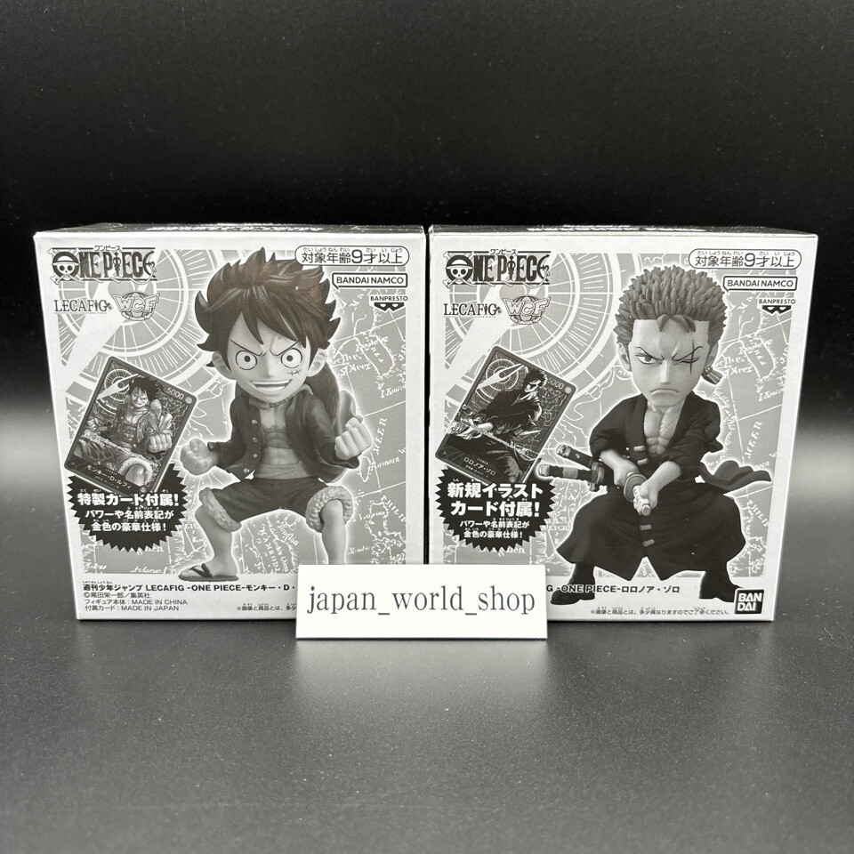 Luffy Zoro Lecafig Figure Leader Card Box Set One Piece Weekly