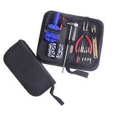 16pc Watch Repair Tools Kit Holder Link Remover Spring Bar Opener Screwdriver