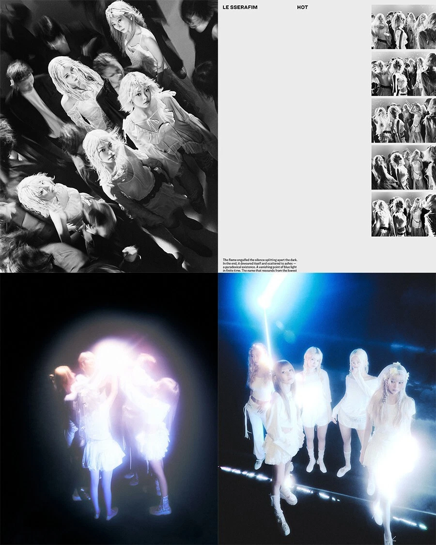 アイドル LE SSERAFIM Photo Coaster \"5 Coasters\" LE SSERAFIM - Photo Coaster Set [CRAZY Official MD] - K PLACE