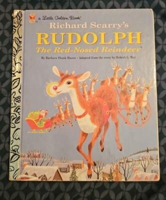 Vintage 1985 Rudolph The Red-Nosed Reindeer A Little Golden Book | eBay