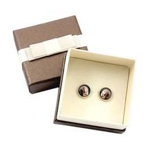 Dogo Argentino. Pet in Your Ear. Earrings with Box. DE