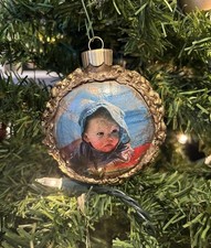 CUSTOM Handmade Christmas Tree Ornament Wall Art Bottle Clay Creative Gift USA