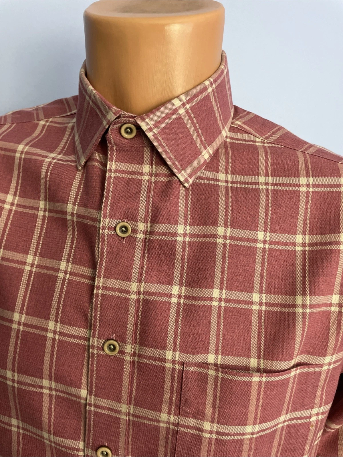 UNTUCKit LONG SLEEVE Button Shirt WRINKLE FREE COTTON Sz Small Plaid