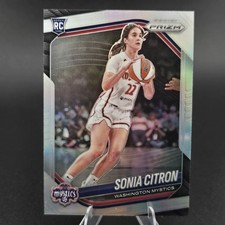 2025 Panini Prizm WNBA #122 Sonia Citron Silver Prizm RC Mystics