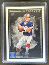2019 Panini Impeccable Jim Kelly #/75 Bills