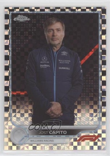 2022 Topps Chrome Formula 1 F1 Crew Team Checker Flag Refractor Jost Capito 0b3 - Bild 1 von 3