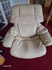 Ekornes Streesless Leather Recliner Chair.