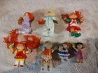 Vintage 1980's Cabbage Patch Kids Mini Figures PVC Figurines Lot of 7 Various
