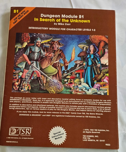 Lot of 5 Vintage 80's  D&D, Dungeons & Dragons adventures and modules - Picture 3 of 12