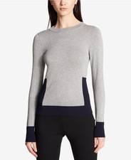NWT DKNY Colorblocked Pullover Sweater, Size L