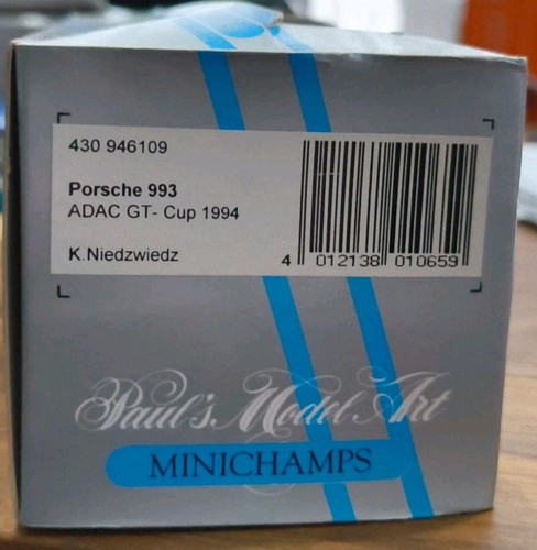 Minichamps 1/43 Porsche 993 ADAC GT Cup 1994 430 946109 - Picture 5 of 7