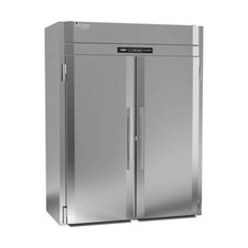 Victory RISA-2D-S1-PT-XH-HC 68" 2-Section Roll-Thru Refrigerator w/ 4 Solid D...